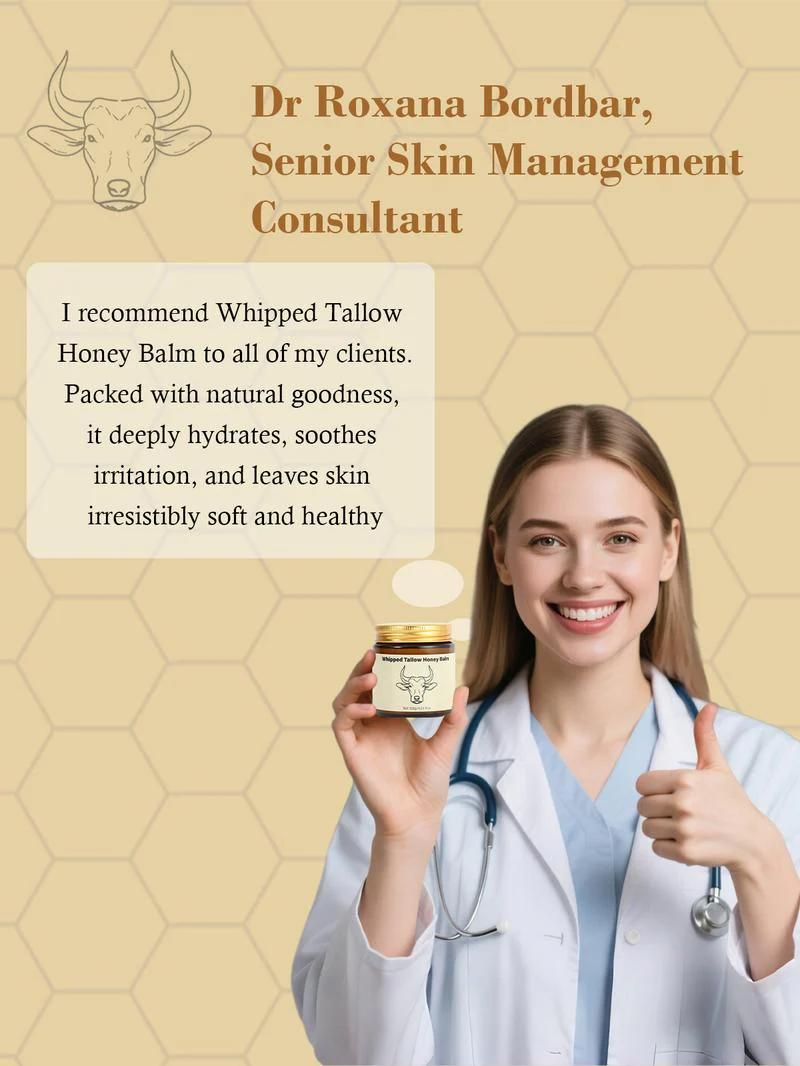 Whipped Grass-Fed Beef Tallow Honey