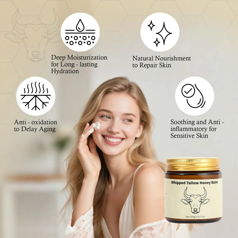 Whipped Grass-Fed Beef Tallow Honey