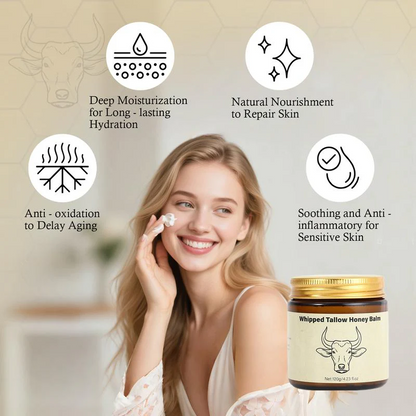 Whipped Grass-Fed Beef Tallow Honey